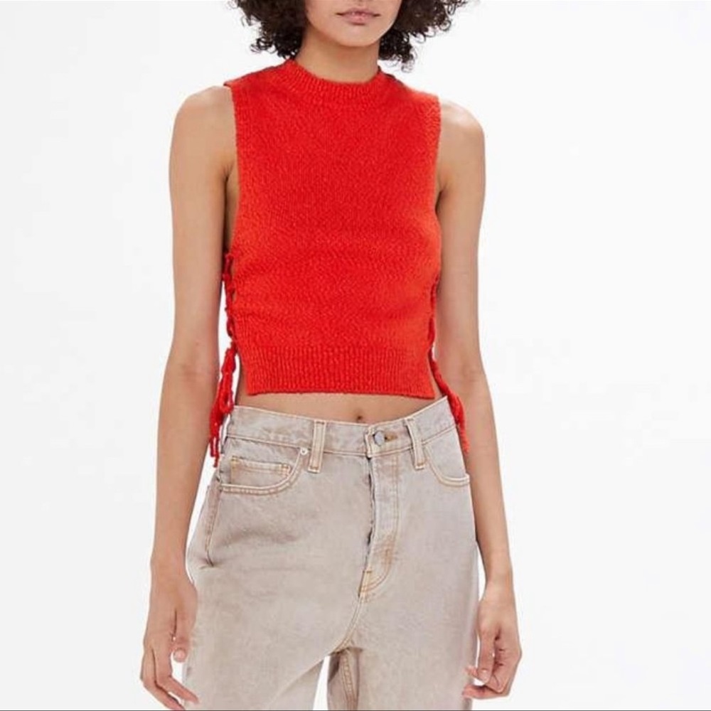 Urban Outfitters Orange Tank Top